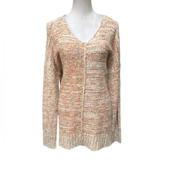 Sonoma V Neck Sweater (NWT) / Color: Orange / Size: Large / Item# 1-24480 - Picture 1 of 6